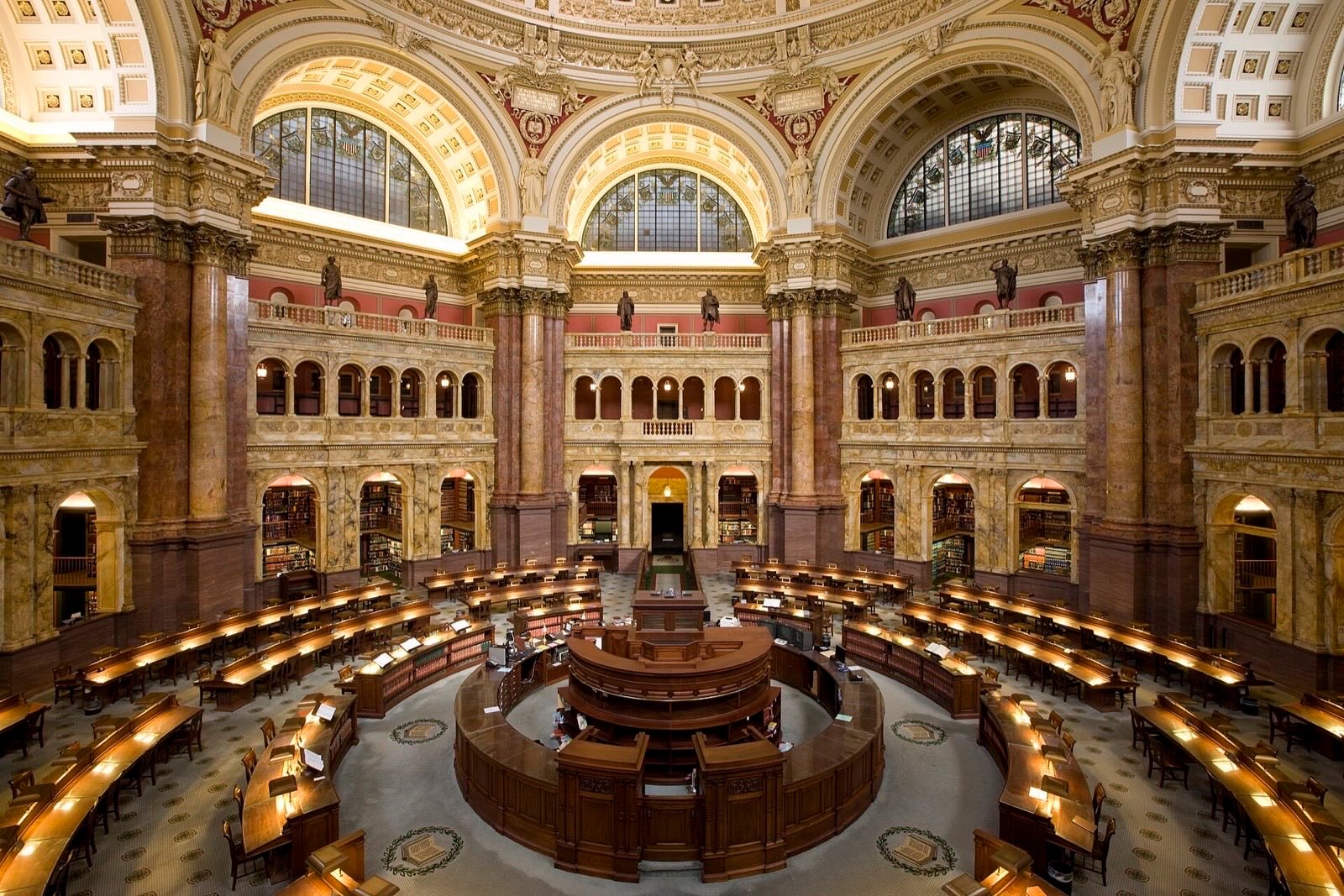 A research library and reading room.